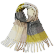 Load image into Gallery viewer, Women's plaid winter scarf