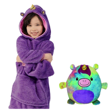 Load image into Gallery viewer, 2 in 1 Foldable Hooded Plush Toy