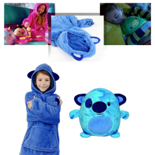 Load image into Gallery viewer, Peluche plegable con capucha 2 en 1 - Ozerty