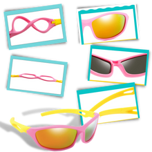 Load image into Gallery viewer, Gafas de sol deportivas polarizadas para niños con correa - Ozerty