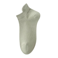 Load image into Gallery viewer, Calcetines tobilleros transpirables de algodón
-Verde claro/EU35-40/UK4-6/US5-7 - Ozerty