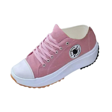 Load image into Gallery viewer, Sneakers de tela antideslizantes y con plataforma
-Rosa/EU35/US5/UK2Rosa/EU36/US6/UK3Rosa/EU37/US6.5/UK4Rosa/EU38/US7.5/UK5Rosa/EU39/US8.5/UK6Rosa/EU40/US9/UK7Rosa/EU41/US9.5/UK8Rosa/EU42/US10/UK9 - Ozerty