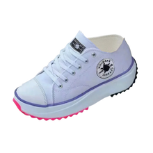 Load image into Gallery viewer, Sneakers de tela antideslizantes y con plataforma
-Blanco/EU35/US5/UK2Blanco/EU36/US6/UK3Blanco/EU37/US6.5/UK4Blanco/EU38/US7.5/UK5Blanco/EU39/US8.5/UK6Blanco/EU40/US9/UK7Blanco/EU41/US9.5/UK8Blanco/EU42/US10/UK9 - Ozerty