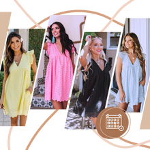 Load image into Gallery viewer, Elegante vestido de bordado inglés
- Ozerty