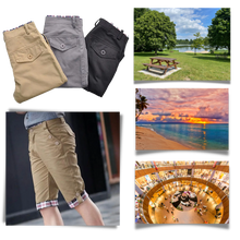 Load image into Gallery viewer, Pantalones cortos estilo cargo elegante para hombre
- Ozerty