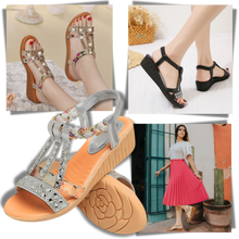 Load image into Gallery viewer, Elegantes sandalias ortopédicas Boho
- Ozerty