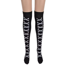 Load image into Gallery viewer, Calcetines de compresión para Halloween -Huesos coquetos - Ozerty