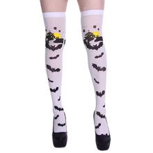 Load image into Gallery viewer, Calcetines de compresión para Halloween -Noche de murciélagos - Ozerty