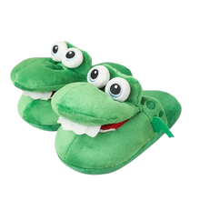 Load image into Gallery viewer, Zapatillas de andar por casa con forma de cocodrilo -EU 30-34/US 12.5-3.5/ UK 11.5-3 - Ozerty