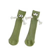 Load image into Gallery viewer, Calcetines con manitas magnéticas
-Verde/Talla única - Ozerty