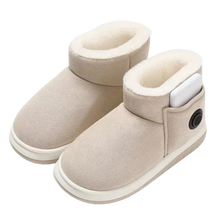 Load image into Gallery viewer, Zapatillas de algodón con calefacción mediante grafeno -Beige - Ozerty
