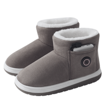 Load image into Gallery viewer, Zapatillas de algodón con calefacción mediante grafeno -Gris - Ozerty