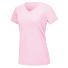 Load image into Gallery viewer, Camiseta de refrigeración instantánea para mujer con cuello de pico
-Rosa claro - Ozerty