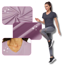 Load image into Gallery viewer, Camiseta de refrigeración instantánea para mujer con cuello de pico
- Ozerty
