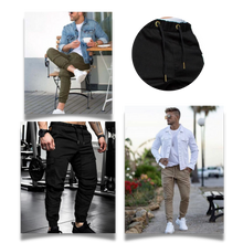 Load image into Gallery viewer, Pantalones cargo Slim Fit para hombre
- Ozerty