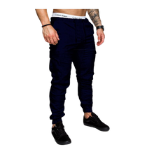 Load image into Gallery viewer, Pantalones cargo Slim Fit para hombre
-Azul oscuro/MAzul oscuro/LAzul oscuro/XLAzul oscuro/XXLAzul oscuro/3XLAzul oscuro/4XLAzul oscuro/5XL - Ozerty