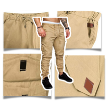 Load image into Gallery viewer, Pantalones cargo Slim Fit para hombre
- Ozerty
