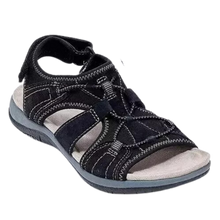 Load image into Gallery viewer, Sandalias antideslizantes con soporte ortopédico -Negro - Ozerty