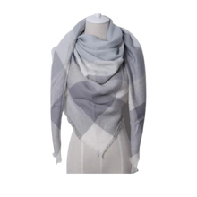 Load image into Gallery viewer, Bufanda de cashmere con tacto de lana de angora y diseño tartán
-Oslo - Ozerty