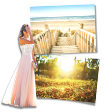 Load image into Gallery viewer, Vestido coqueto de gasa y encaje estilo campiña
- Ozerty