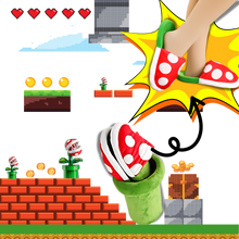 Load image into Gallery viewer, Zapatillas con forma de planta carnívora de Mario Bros
- Ozerty