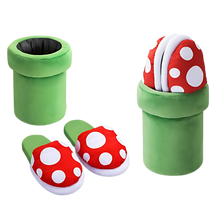 Load image into Gallery viewer, Zapatillas con forma de planta carnívora de Mario Bros
- Ozerty