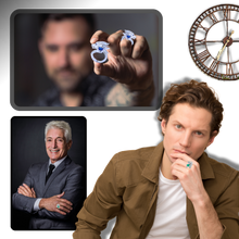 Load image into Gallery viewer, Anillo de plata con forma de dragón hecho a mano - Ozerty