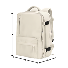 Load image into Gallery viewer, Mochila de viaje impermeable con carga USB
- Ozerty