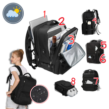 Load image into Gallery viewer, Mochila de viaje impermeable con carga USB
- Ozerty