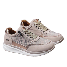 Load image into Gallery viewer, Zapatillas con cuña y cristales strass
-Beige/EU35/US4/UK2Beige/EU36/US5/UK3Beige/EU37/US6/UK4Beige/EU38/US7/UK5Beige/EU39/US8/UK6Beige/EU40/US9/UK7Beige/EU41/US10/UK8Beige/EU42/US11/UK9Beige/EU43/US12/UK10 - Ozerty