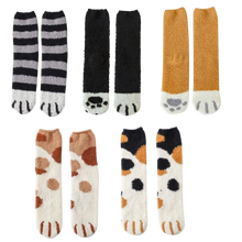 Load image into Gallery viewer, Calcetines de invierno patitas de gato - Ozerty
