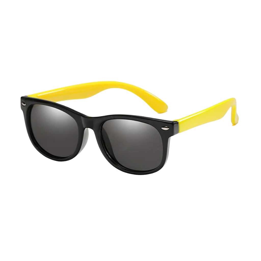 Flexible and polarized children's sunglasses