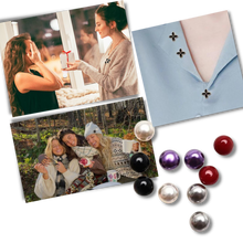 Load image into Gallery viewer, Elegantes broches de botón sin costura

 - Ozerty
