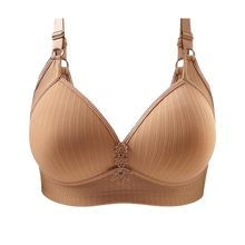 Load image into Gallery viewer, Sujetador push-up de talla grande sin aros
 -Marrón/SMarrón/MMarrón/LMarrón/XLMarrón/XXL - Ozerty
