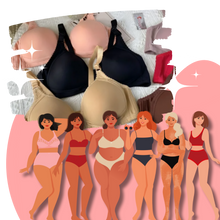 Load image into Gallery viewer, Sujetador push up sin aros para tallas grandes

 - Ozerty
