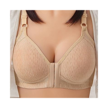 Load image into Gallery viewer, Sujetador push up sin aros para tallas grandes

 -Beige algodón piqué - Ozerty
