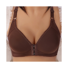 Load image into Gallery viewer, Sujetador push up sin aros para tallas grandes

 -Café tacto suave - Ozerty
